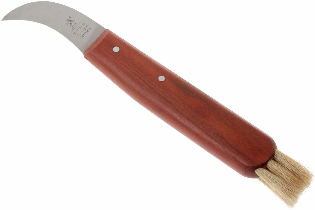 Robert Herder 2209550 couteau à champignons avec brosse inoxydable