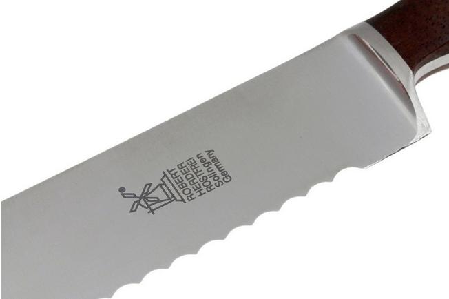 Bild für Robert Herder 1922 Brotmesser 21 cm rostfrei, Walnussholz