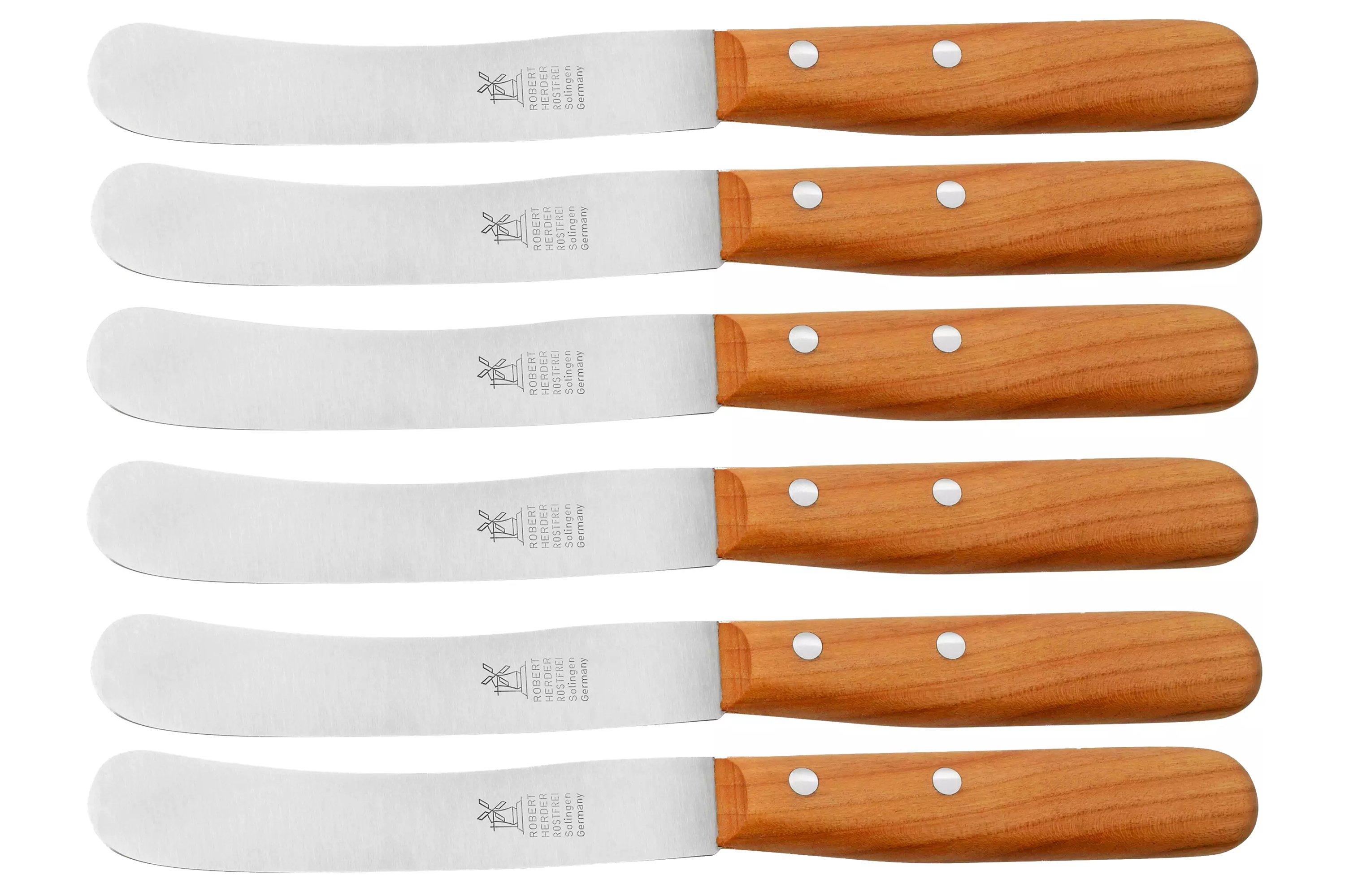 Portacoltelli Da Cassetto In Legno Di Ciliegio - Organizzatore Per Coltelli Da Cucina Con Spazio Per 7 Lame - Foto 5