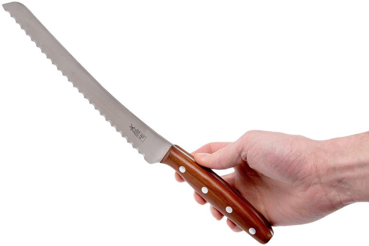 Herder Brotmesser 22,5 Cm Mit Wellenschliff & Kirschholzgriff – Sicher & Stylisch