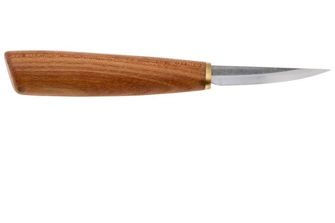 Afbeelding voor Roselli Carving Knife Short RIR113D Carbon Steel, Red Elm, houtsnijmes