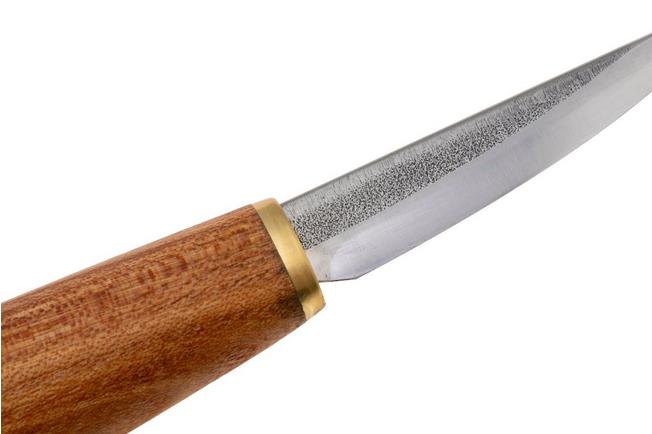 Afbeelding voor Roselli Carving Knife Short RIR113D Carbon Steel, Red Elm, houtsnijmes