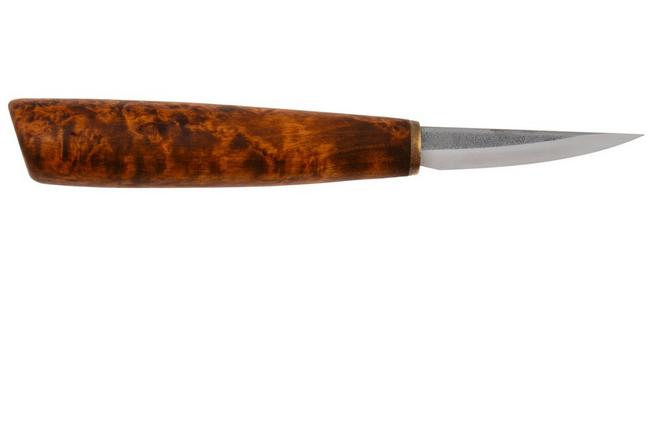 Bild für Roselli Carving Knife Short RIR113 Carbon Steel, Curly birch, Holzschnitzmesser
