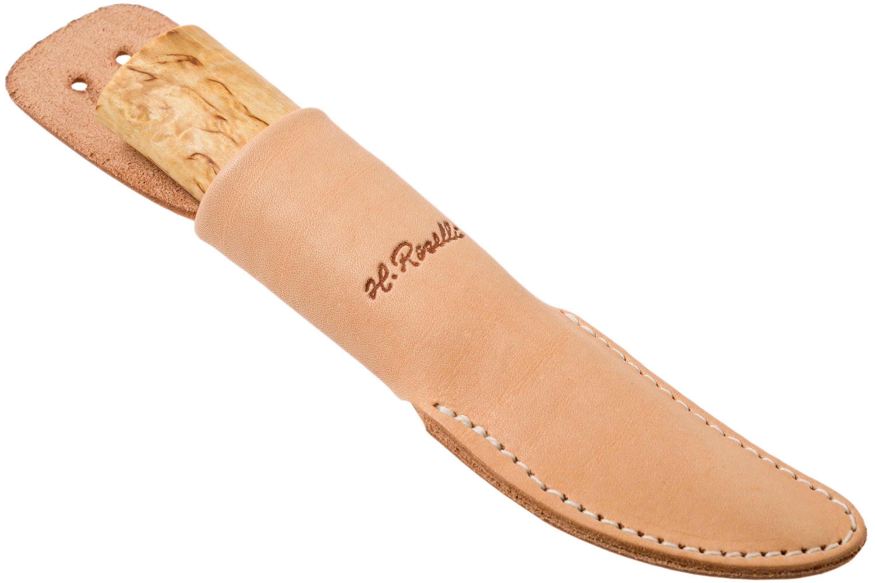 Fodero In Pelle Marrone Per Coltello A Lama Fissa – Misura Fino A 6″ Totale – Sheaths