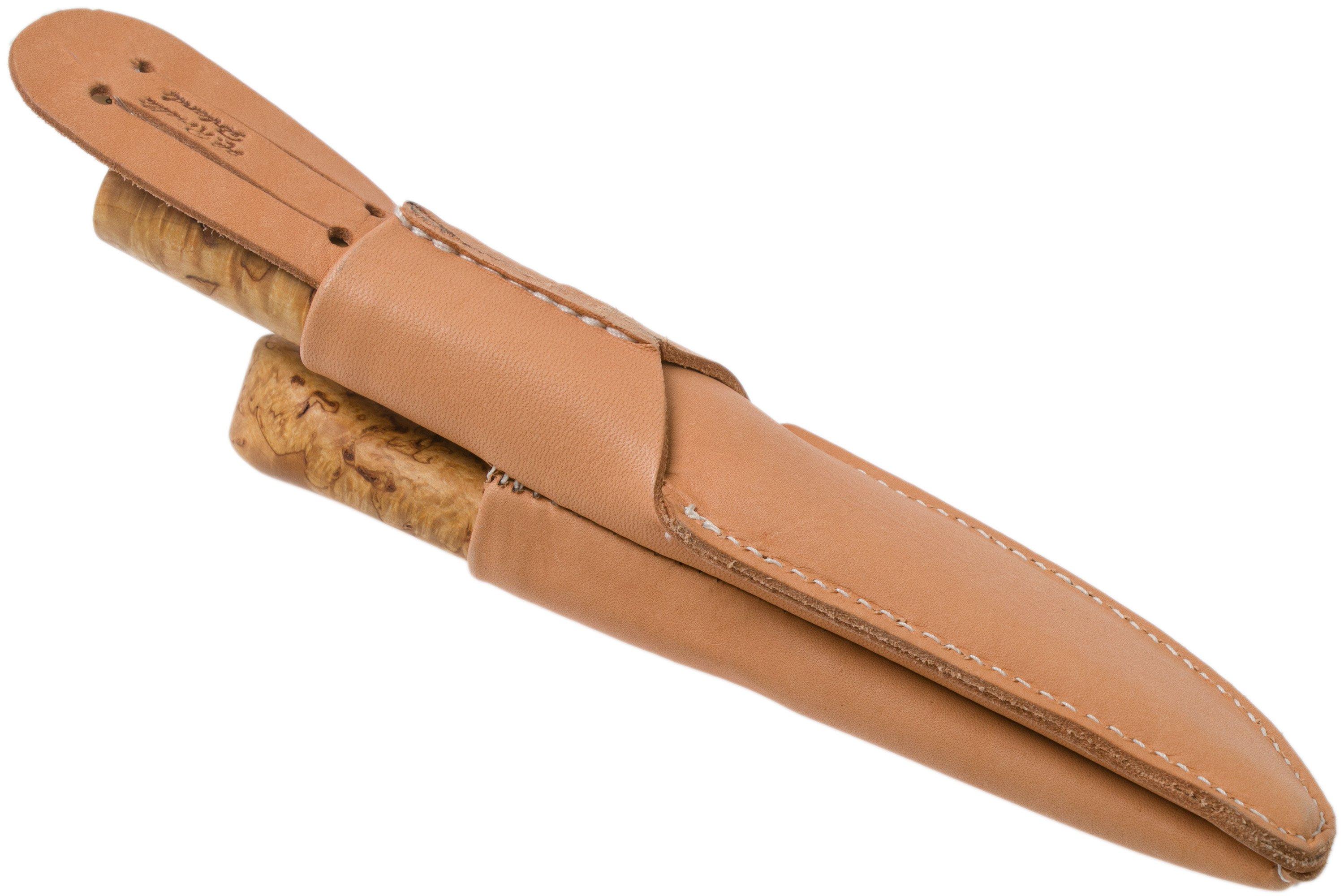 Roselli Hunting Knife & Carpenter Knife R190 leather sheath, combo set