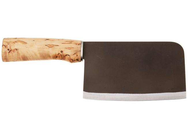 Afbeelding voor Roselli Chinese Chef Knife R730 Carbon Steel, Curly Birch, Chinees koksmes, 15.5 cm