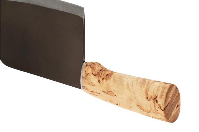 Afbeelding voor Roselli Chinese Chef Knife R730 Carbon Steel, Curly Birch, Chinees koksmes, 15.5 cm
