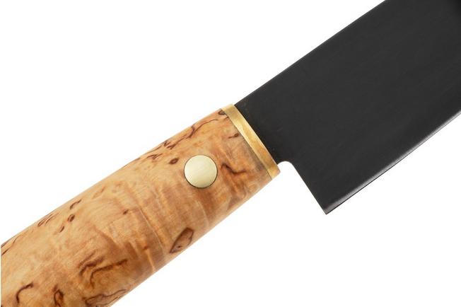 Afbeelding voor Roselli Allround Knife R750 Carbon Steel, Curly Birch, universeelmes, 12 cm