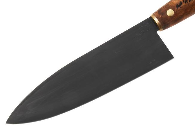 Bild für Roselli Gyuto Chef Knife R770D Carbon Steel, Stained Curly Birch, Kochmesser, 19.5 cm