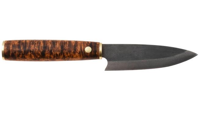 Afbeelding voor Roselli Allround Knife RW750D UHC, Stained Curly Birch, universeelmes, 12 cm