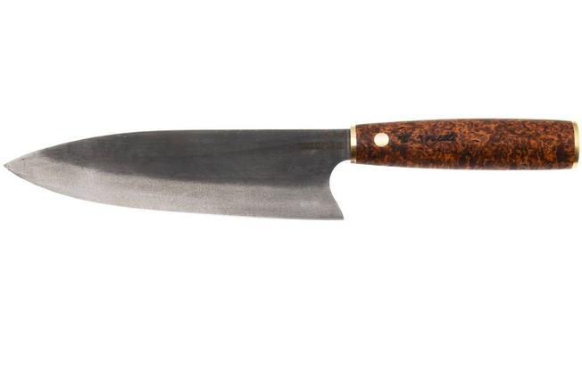 Bild für Roselli Gyuto Chef Knife RW770D UHC, Stained Curly Birch, Kochmesser, 19.5 cm