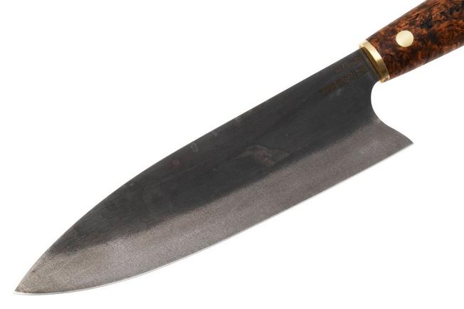 Bild für Roselli Gyuto Chef Knife RW770D UHC, Stained Curly Birch, Kochmesser, 19.5 cm