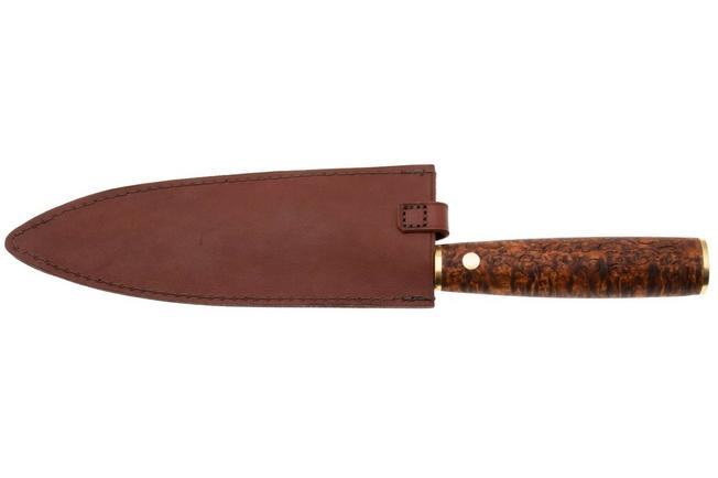 Bild für Roselli Gyuto Chef Knife RW770D UHC, Stained Curly Birch, Kochmesser, 19.5 cm
