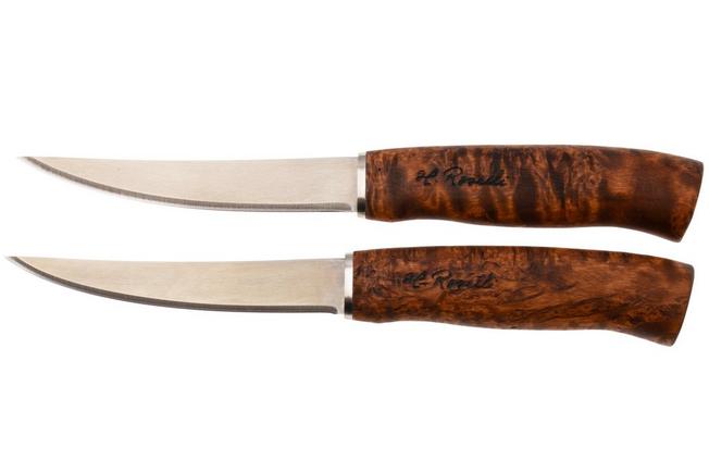 Bild für Roselli Steak Knife Set RW791 UHC, Stained Curly Birch, Steakmesser Set, 2-teilig
