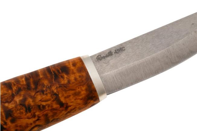 Bild für Roselli Carpenter knife RIRW210S Satin UHC, Curly Birch Silver Ferrule, Fahrtenmesser