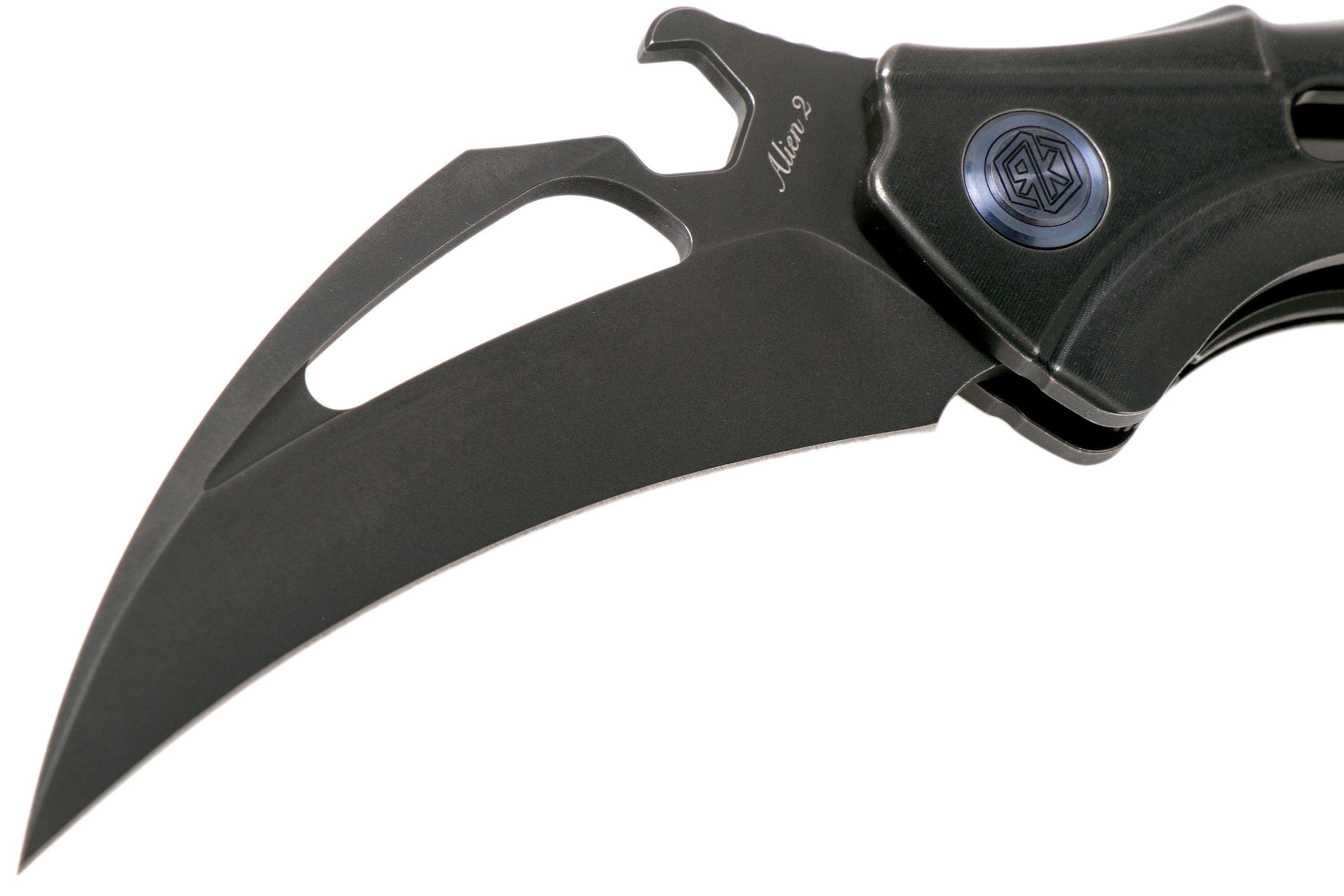 Rike Alien 2 Black karambit pocket knife | Advantageously shopping at