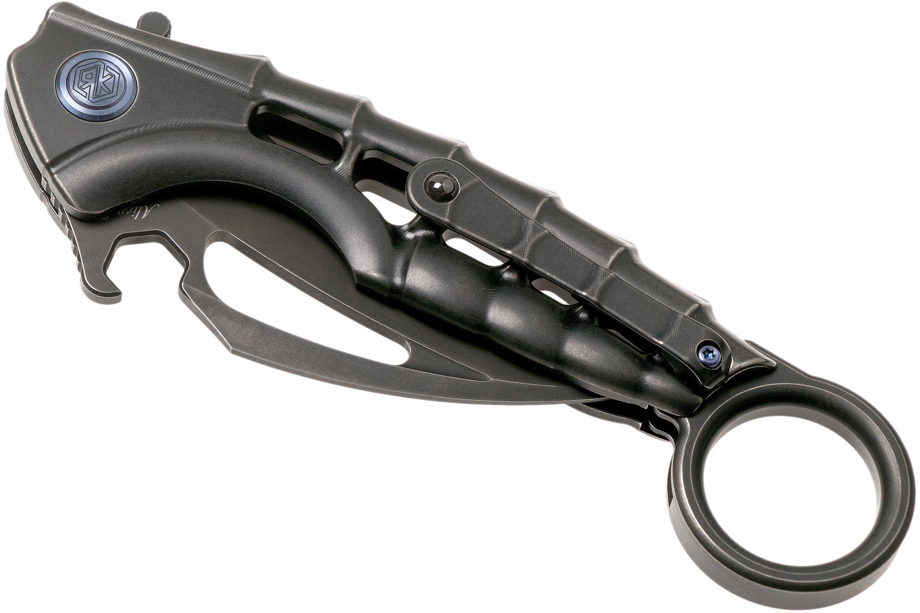 Rike Alien 2 Black karambit pocket knife | Advantageously shopping at