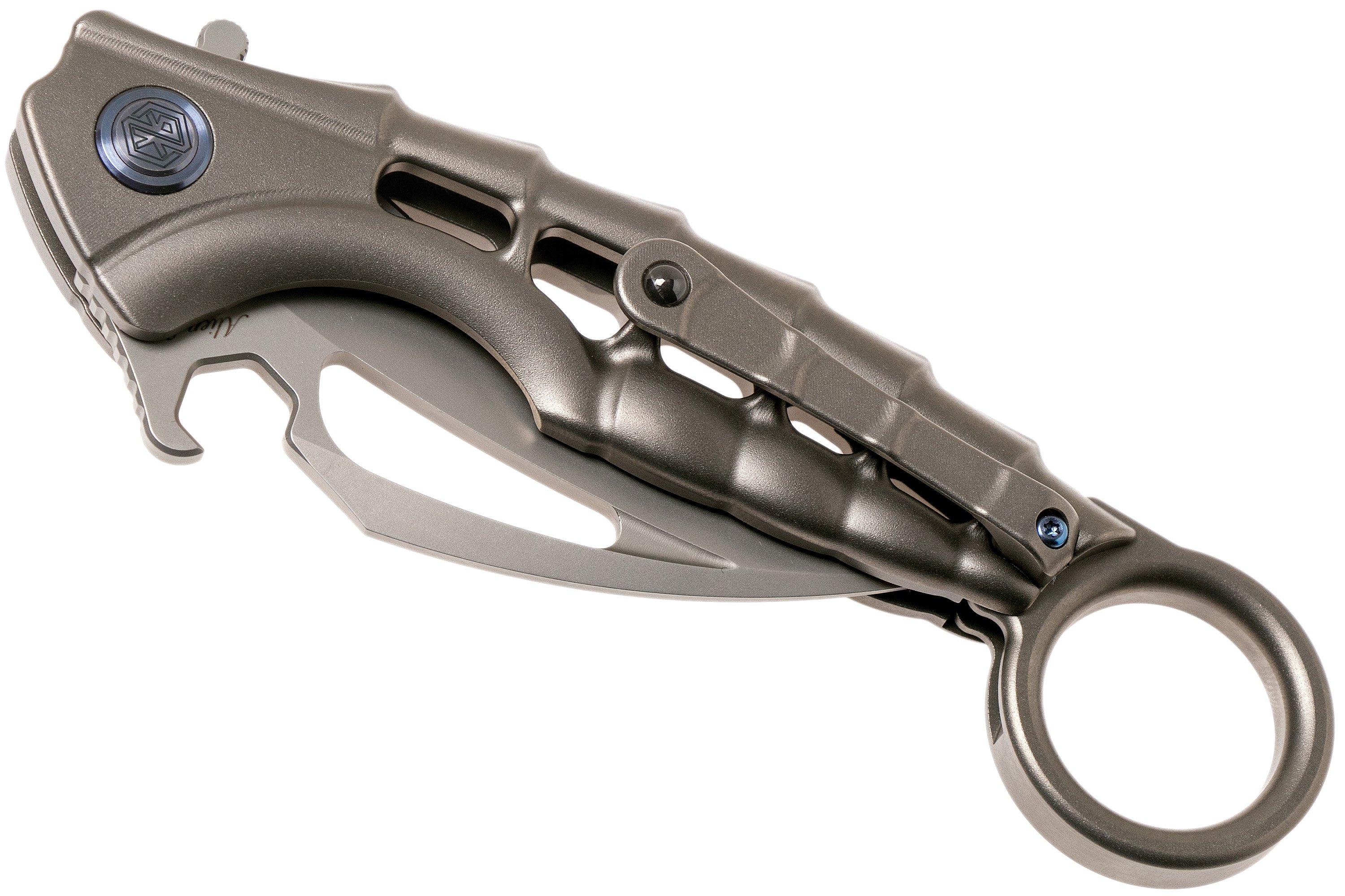 Rike Alien 2 Grey Karambit Taschenmesser | Günstiger shoppen bei