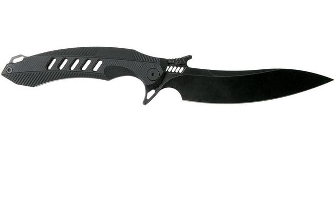 Image for Rike F1 Black Stonewash fixed knife F1-BSW