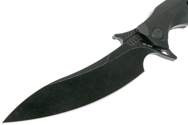 Image for Rike F1 Black Stonewash fixed knife F1-BSW