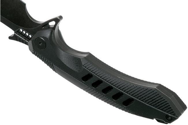 Image for Rike F1 Black Stonewash fixed knife F1-BSW