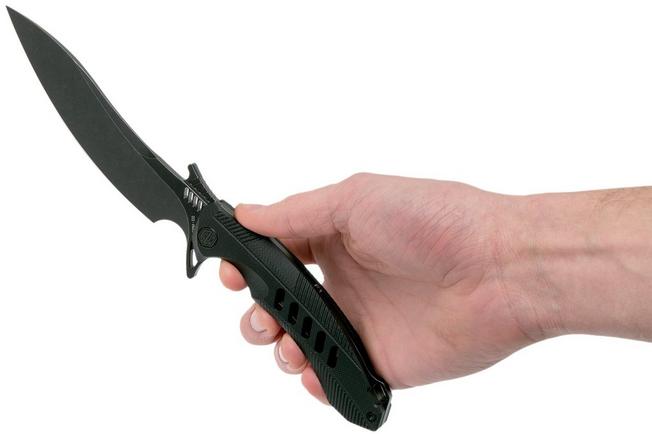 Image for Rike F1 Black Stonewash fixed knife F1-BSW