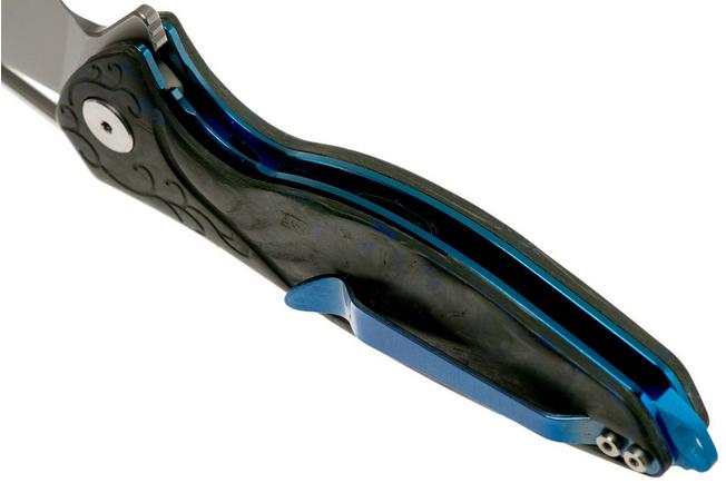 Imagen para Rike Knife Hummingbird Plus carbonfiber Blue navaja