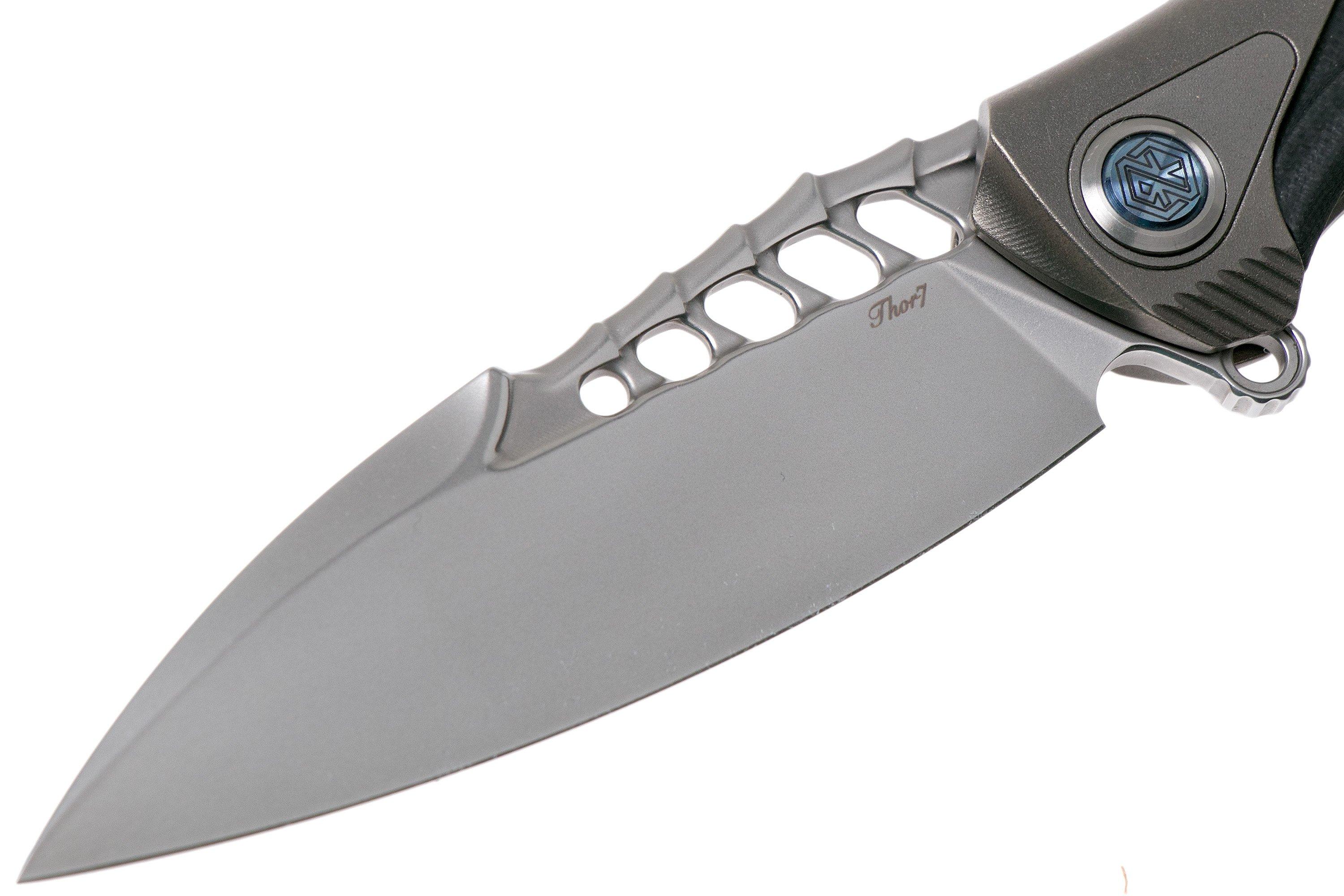 Rike Thor 7 Black G10 pocket knife | Advantageously shopping at ...