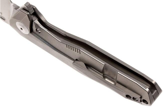 Image for Rike Knife 1504B-SW Spearpoint pocket knife, Stonewashed