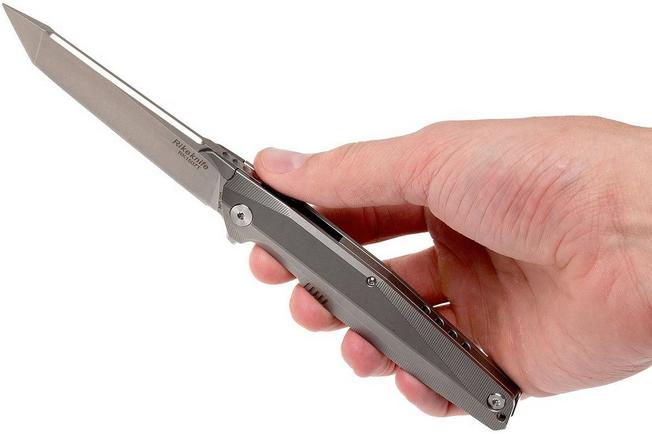Image for Rike Knife 1507T-SW Kwaiken pocket knife, Stonewashed