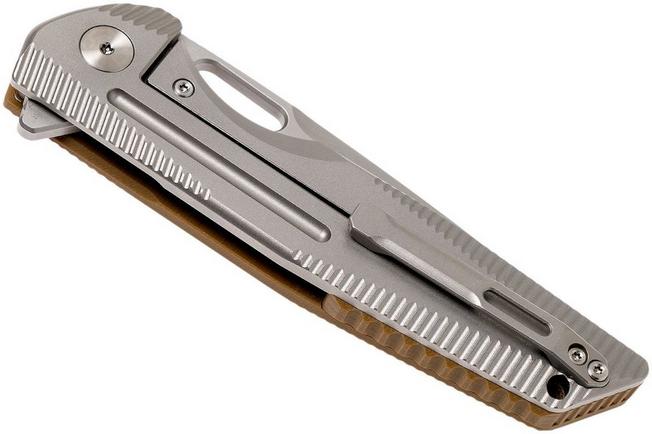 Image for Rike RK802G-BR Brown, brown G10, pocket knife