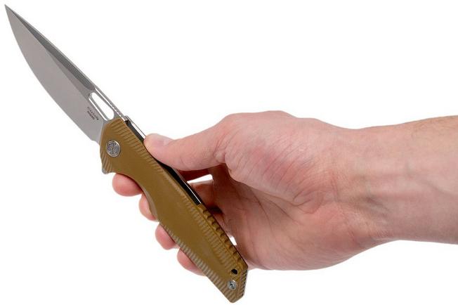 Image for Rike RK802G-BR Brown, brown G10, pocket knife
