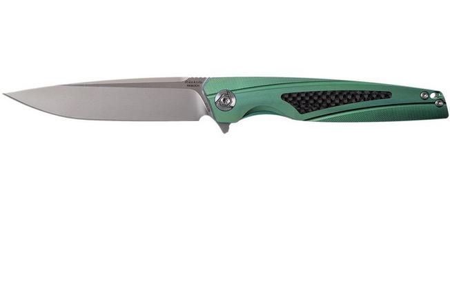 Image for Rike RK803CH-G Green, Carbon fibre Inlay pocket knife