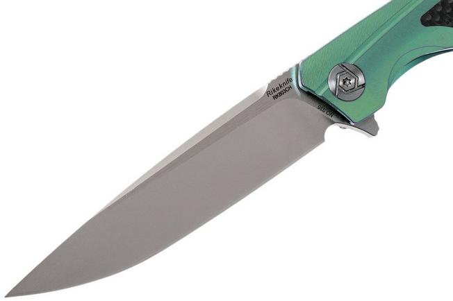 Image for Rike RK803CH-G Green, Carbon fibre Inlay pocket knife