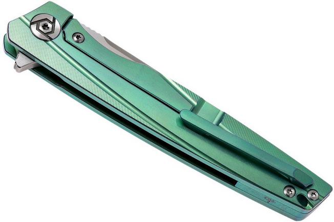 Image for Rike RK803CH-G Green, Carbon fibre Inlay pocket knife
