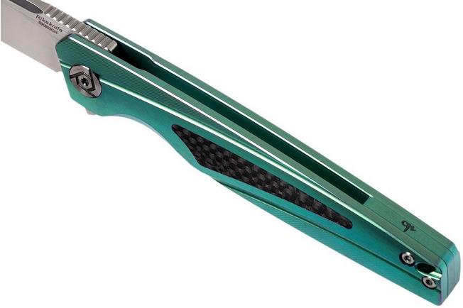 Image for Rike RK803CH-G Green, Carbon fibre Inlay pocket knife