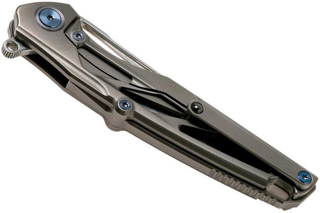 Bild für Rike Knife Knight Gray Damasteel Taschenmesser