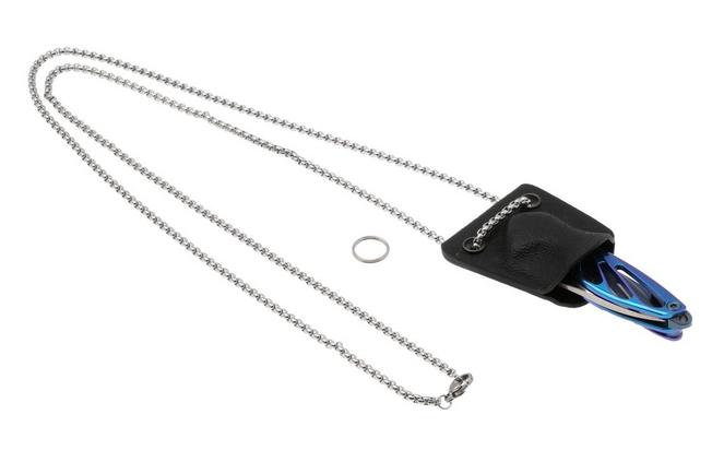 Bild für Rike Mini Hummingbird Taschenmesser Damast, blau