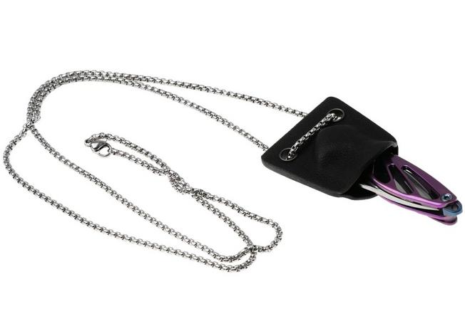 Bild für Rike Mini Hummingbird Taschenmesser Damast, gold