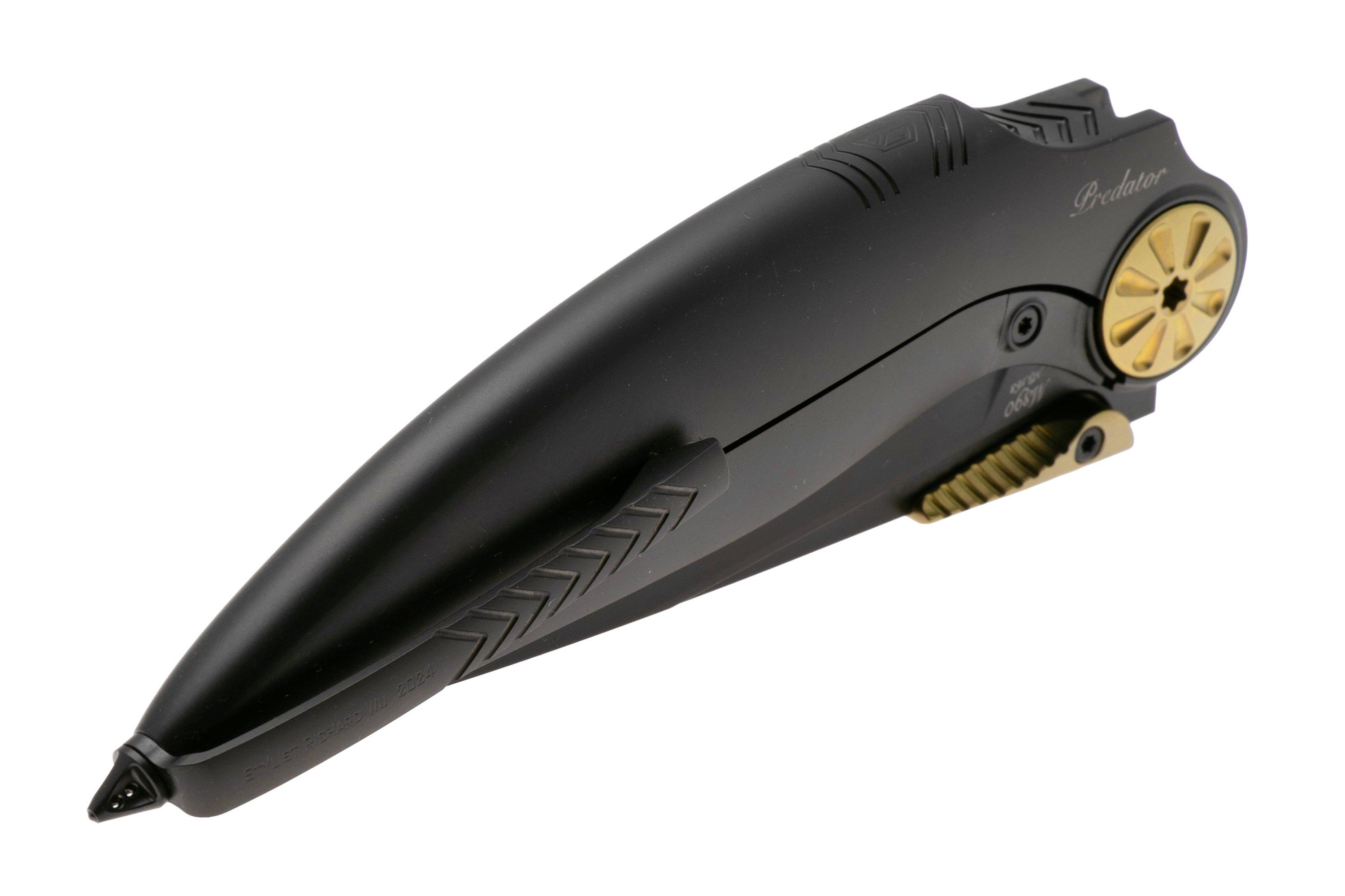 Rike Knife Predator DLC Böhler M390, DLC Titanium, Taschenmesser ...