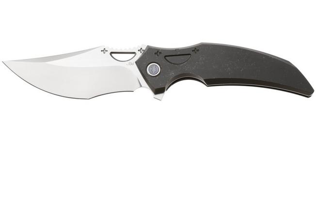 Bild für Rike Knife S05 V2 S05-DR-GR Bead Blasted M390, Dark Gray Titanium, Taschenmesser