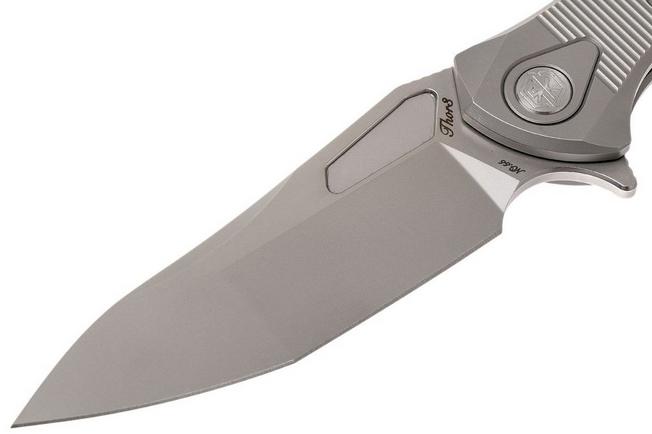 Image for Rike Thor 3 Stonewash M390 integral frame tanto, pocket knife