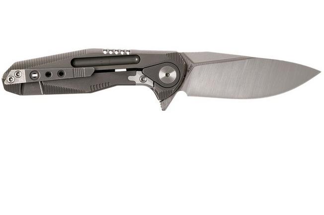 Image for Rike Thor4s Dark Grey M390 integral frame pocket knife