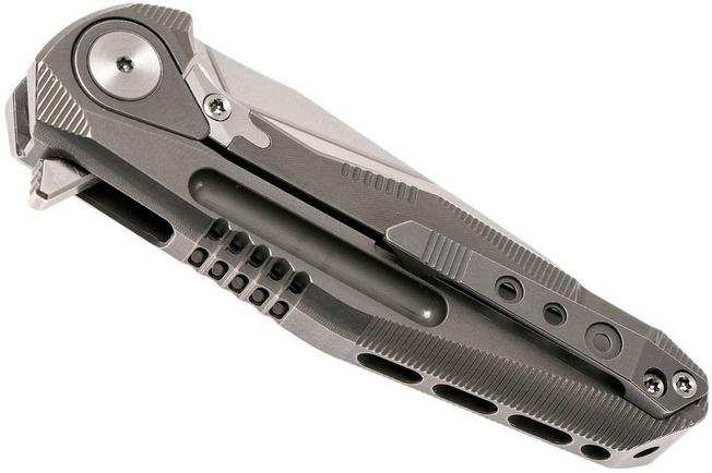Image for Rike Thor4s Dark Grey M390 integral frame pocket knife