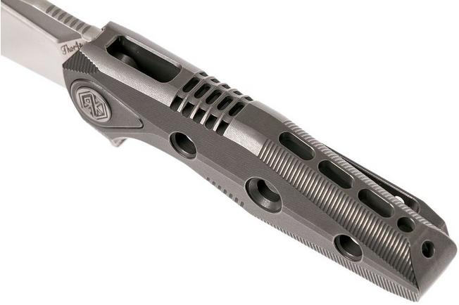 Image for Rike Thor4s Dark Grey M390 integral frame pocket knife