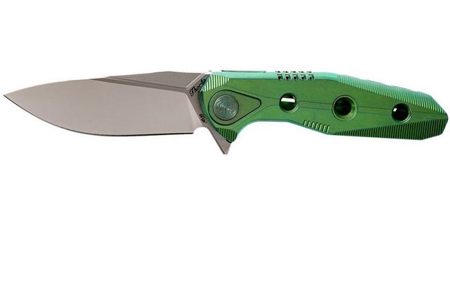 Image for Rike Thor4s Green M390 integral frame pocket knife