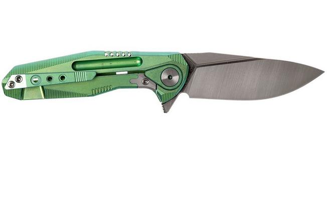 Image for Rike Thor4s Green M390 integral frame pocket knife