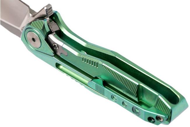 Image for Rike Thor4s Green M390 integral frame pocket knife