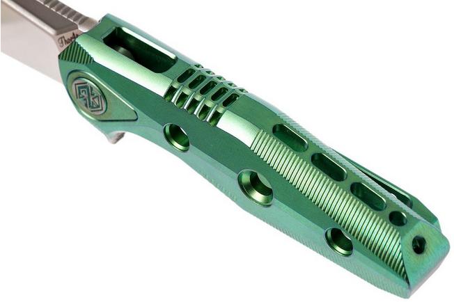 Image for Rike Thor4s Green M390 integral frame pocket knife