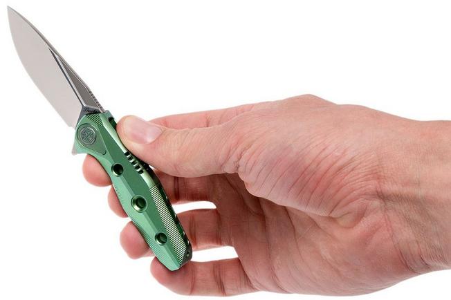 Image for Rike Thor4s Green M390 integral frame pocket knife